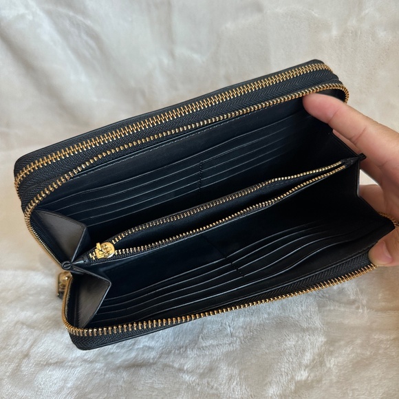 NWT! Coach F23552 Double Zip Travel Wallet In Signature Canvas Card Phone Pouch - Picture 8 of 11